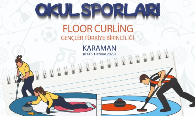 Okul Sporları Floor Curling Türkiye Şampiyonası Karaman'da Yapılacak