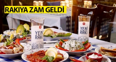 Rakıya zam geldi