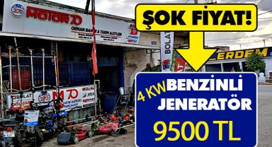 Motor 70'de 4 KW benzinli jeneratör 9500 ₺