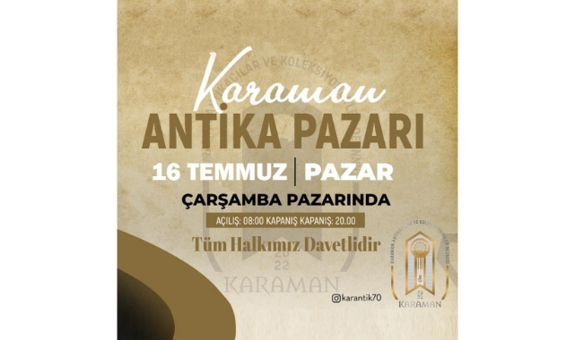 Antika Pazarı 10. Kez Hizmetinizde