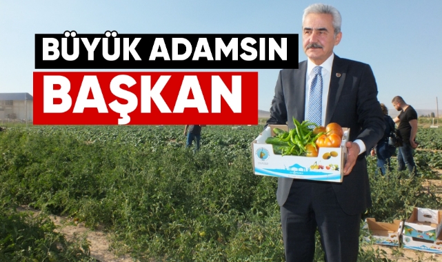 Başkan, ilçe halkının Pazar masrafını ortadan kaldırdı