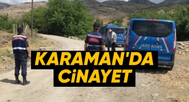 Karaman'da cinayet