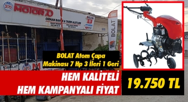 Motor 70'den çapa makinasında şok kampanya