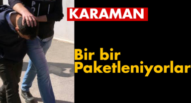 Bir bir paketleniyorlar