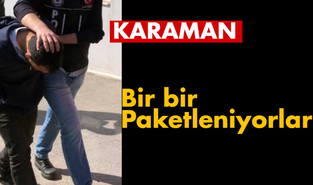 Bir bir paketleniyorlar