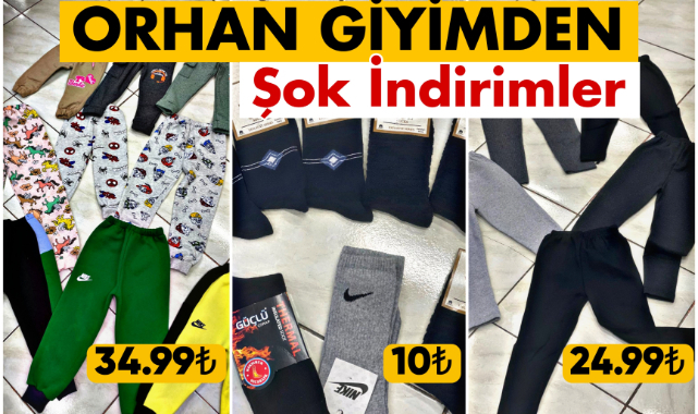 Orhan Giyim Mağazasından efsane indirimler