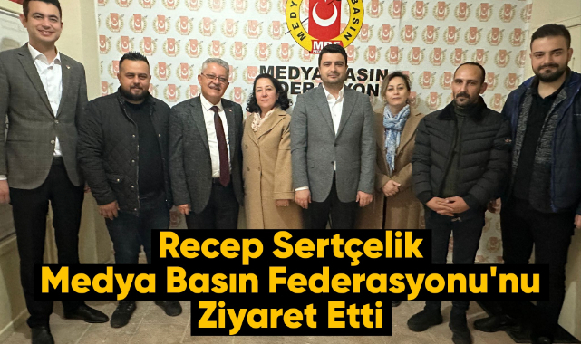 CHP Karaman Belediye Başkan Adayı ve Parti Yetkilileri Medya Basın Federasyonu'nu Ziyaret Etti