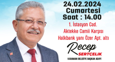 CHP ADAYI SERTÇELİK SEÇİM BÜROSUNU AÇIYOR