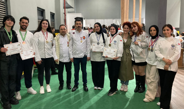 Uluslararası Yemek Yarışmasından KMÜ’YE 4 Altın Madalya
