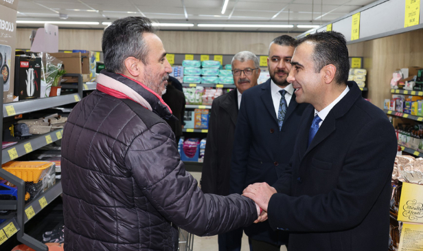 Başkan Kalaycı K. Karabekir Paşa Caddesi Esnaflarını Gezdi
