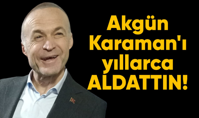 Recep Hoca'dan Sert Çıkış; Mevlüt Akgün Karaman'ı yıllarca ALDATTIN!