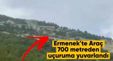 Ermenek'te feci kaza
