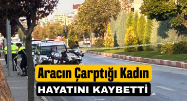 Aracın çarptığı kadın hayatını kaybetti