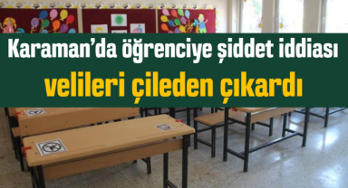 Öğretmenin öğrenciye şiddet iddiası velileri harekete geçirdi.