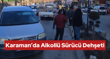 Karaman’da araçlar birbirine girdi