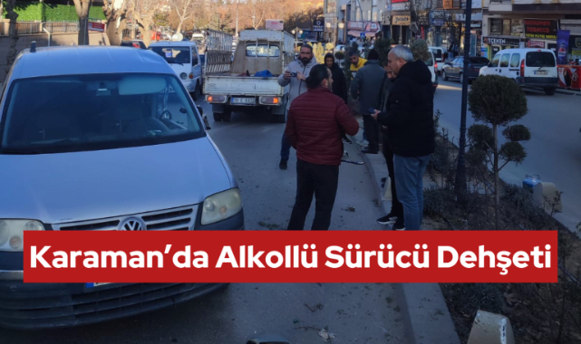Karaman’da araçlar birbirine girdi