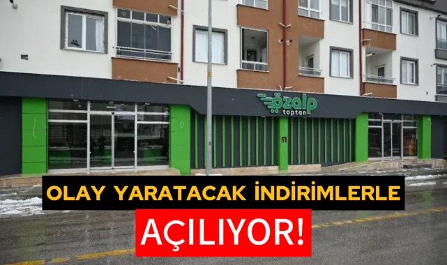 Karaman’ın en hesaplı yerel marketi ÖZALP 2. Şubesini açıyor