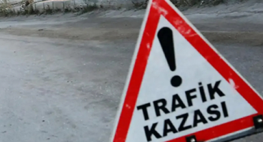 Karaman'da motorsiklet kadına çarptı