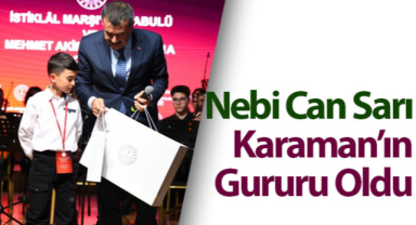 Nebi Can Sarı, Karaman’ın Gururu Oldu