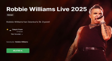 Robbie Williams Bilet: Efsanevi Sanatçıyı İstanbul’da Canlı İzleme Fırsatını Kaçırmayın!