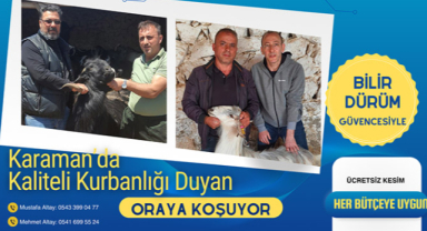 Karaman’da Kurbanlık Satışları Bilir Dürüm Güvencesiyle Devam Ediyor