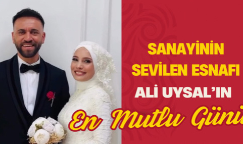 Uysal ve Özütemiz ailelerinin mutlu günü