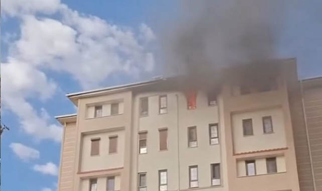 Toki'de Daire Alevlere Teslim Oldu: Mahalle Ayağa Kalktı