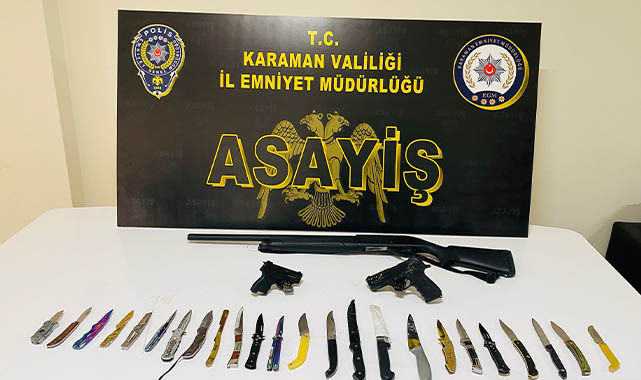 Bir Haftalık Denetimde 8 Tutuklama, Çok Sayıda Ceza ve Ele Geçirilen Silahlar