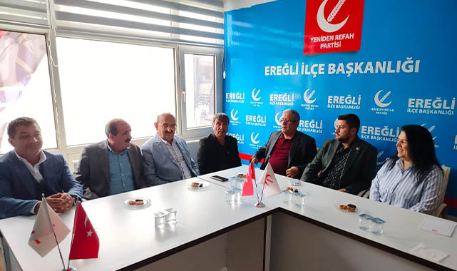 Abdullah Çelik'ten Yeniden Refah Partisi'ne Ziyaret