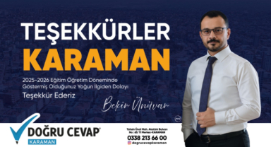 Bekir Ünüvar’dan Karaman Halkına Teşekkür: “Gösterdiğiniz İlgi, Eğitime Duyulan Güvenin Göstergesi”
