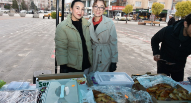 Öğrenci ve Vatandaşlardan Gazze İçin Örnek Dayanışma