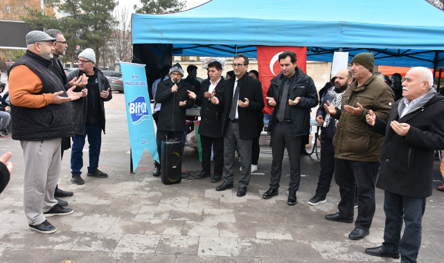 Öğrenci ve Vatandaşlardan Gazze İçin Örnek Dayanışma