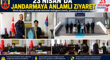 23 Nisan’da Jandarmaya Anlamlı Ziyaret