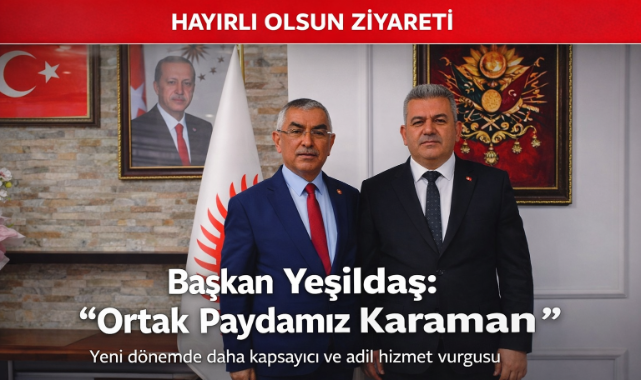 YEŞİLDAŞ'TAN NET MESAJ: 