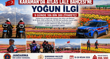 Karaman’da Atlas Lale Bahçesi’ne Yoğun İlgi: 9 Günde 106 Bin 300 Ziyaretçi