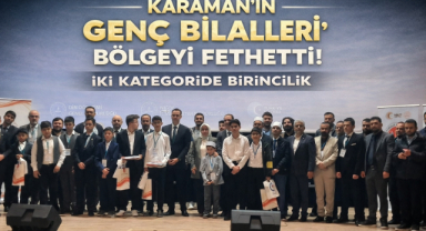 Karaman’ın “Genç Bilalleri” Bölgeyi Fethetti! İki Kategoride Birincilik