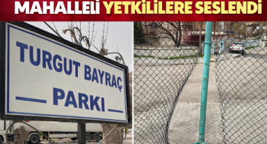  MAHALLELİ YETKİLİLERE SESLENDİ: HALI SAHA BAKIM BEKLİYOR
