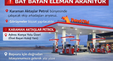 Karaman Aktaşlar Petrol İçin Bay Bayan Eleman Aranıyor 