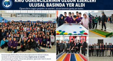 KMÜ ÖĞRENCİLERİNİN ÖZGÜN ESERLERİ ULUSAL BASINDA YER ALDI