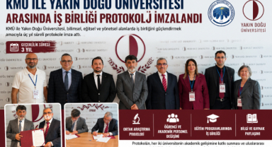 KMÜ ile Yakın Doğu Üniversitesi Arasında İş Birliği Protokolü İmzalandı