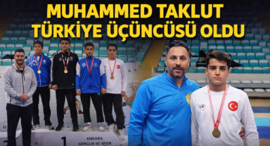 MUHAMMED TAKLUT TÜRKİYE ÜÇÜNCÜSÜ OLDU