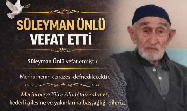 Nazmi Ünlü’nün babası Süleyman Ünlü Vefat Etti