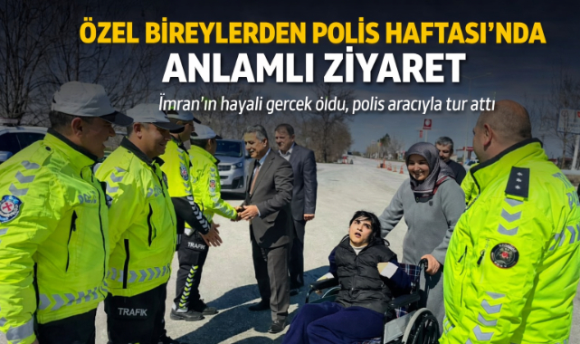 Özel Bireylerden Polis Haftası’nda Anlamlı Ziyaret