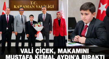 Vali Çiçek, Makamını Mustafa Kemal Aydın’a Bıraktı
