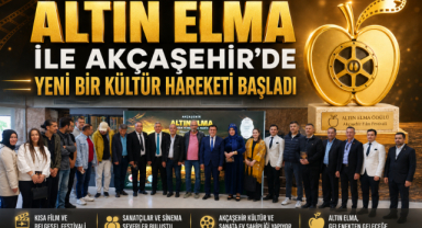 ALTIN ELMA İLE AKÇAŞEHİR'DE YENİ BİR KÜLTÜR HAREKETİ BAŞLADI