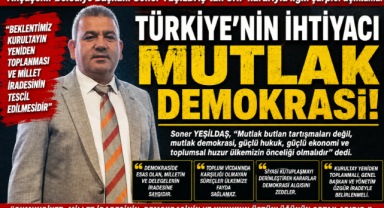Başkan Yeşildaş:”Türkiye’nin İhtiyacı Mutlak Demokrasi”