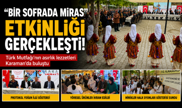 “Bir Sofrada Miras” Etkinliği Gerçekleşti