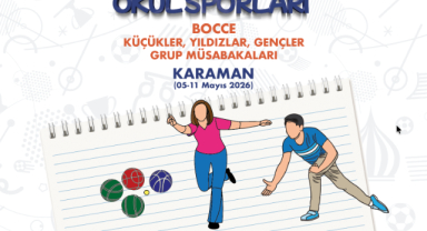 KARAMAN, OKUL SPORLARI BOCCE (PETANK) GRUP MÜSABAKALARINA EV SAHİPLİĞİ YAPACAK