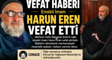 Emekli İmam Harun Eren Vefat Etti