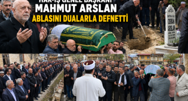 HAK-İŞ Genel Başkanı Mahmut Arslan Ablasını Dualarla Defnetti
